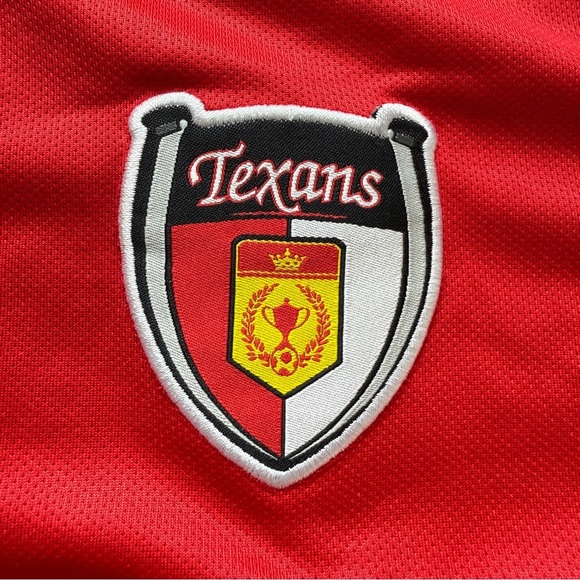 Nike Texans #4 Soccer Jersey & Shorts Set Red Kids L Unisex Crest Logo DRI-FIT - Picture 10 of 12